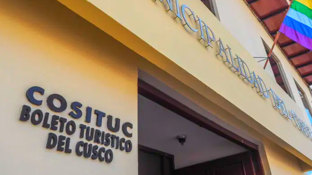 Entrance of COSITUC, the official office for purchasing the Cusco Tourist Ticket (Boleto Turístico) - Inka Trail Peru.info